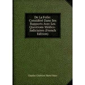    Judiciaires (French Edition) Charles ChrÃ©tien Henri Marc Books