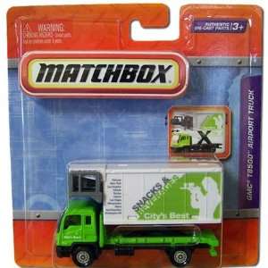 2010 Matchbox 4 Real Working Rigs Die cast, (White & Green) GMC T8500 