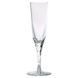Marielle Crystal Flute Glass [Set of 4]:  Kitchen & Dining