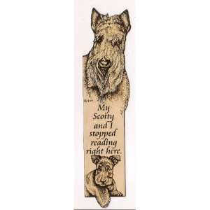  Scottish Terrier Laser Engraved Dog Bookmark # 1