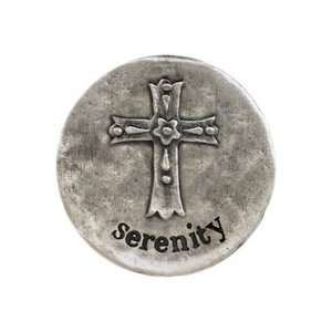   Serenity Token with Cross and Bookmark Prayer Card