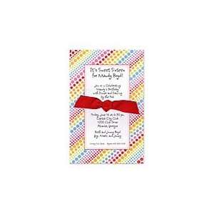  Candy Bow Invitation Adult Birthday Invitations Health 