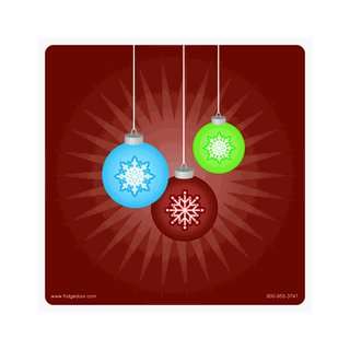  Ornaments on Marron Background Car Magnet Automotive