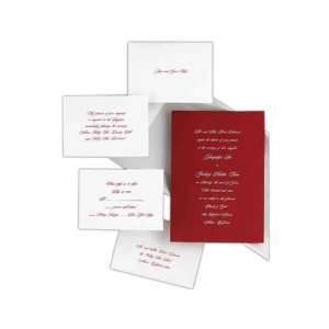  Sophisticated Simply Stunning Red   Red invitation with 