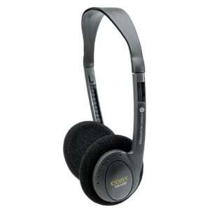  Coby Lightweight Stereo Headphones CVH32 (Black 