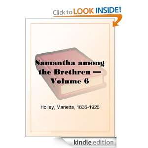 Samantha among the Brethren   Volume 6: Marietta Holley:  