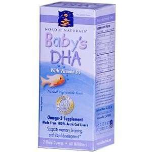  Babys DHA with Vitamin D3, 2 oz. From Nordic Naturals 
