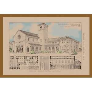  Maust Church 30X20 Canvas: Home & Kitchen