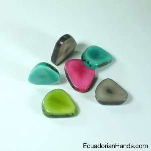  Slice Tagua Bead Premium: Arts, Crafts & Sewing