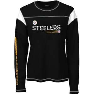   Steelers Sideline Tacon Too L/S Waffle Tshirt