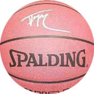  Tracy McGrady Autographed Spalding Leather Game Basketball 