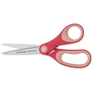 Westcott Non Stick Titanium Bonded Scissors   Pink, Non Stick Titanium 