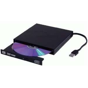  Gator Crunch USB 2.0 8X DVD Writer External Drive (Black 