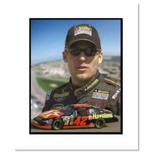  Jamie McMurray NASCAR Auto Racing Double Matted 8x Sports 