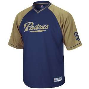   San Diego Padres Full Force V Neck Shirt (Small)