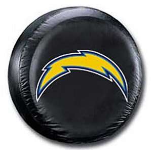  San Diego Chargers Tire Cover   Black (Bolt Logo): Sports 