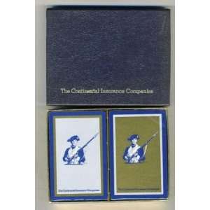  Continental Insurance Double Double Deck Playing Cards 