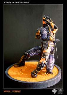 Mortal Kombat Scorpion Polystone 10 Statue *New*  