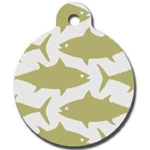    Tuna Pet ID Tag for Dogs and Cats   Dog Tag Art