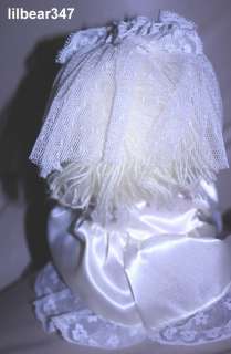 1986 soft plush bridal doll by precious moments 4515 connie 8 1 2 