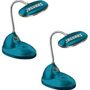   Jacksonville Jaguars LED Desk Lamp   set of 2: Sports & Outdoors
