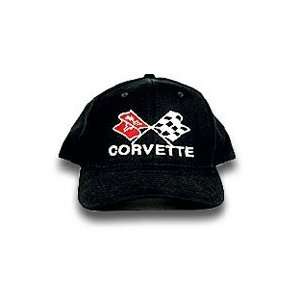  C3 Corvette Black Cotton Brushed Twill Hat Automotive