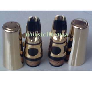 1PC New band Gold Lacquer Brass Bb Clarinet Mouthpiece  