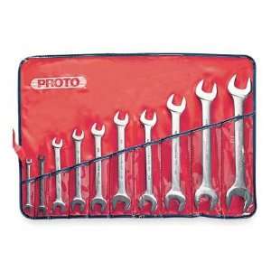  PROTO J3000H Open End Wrench Set,SAE,10 Pc: Home 