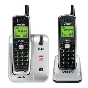  vTech Two Handset Cordless Phone System: Home & Kitchen