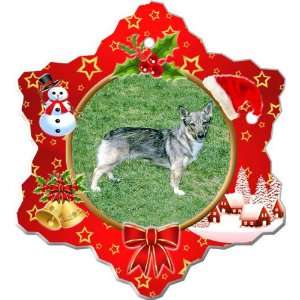  Swedish Vallhund Porcelain Holiday Ornament
