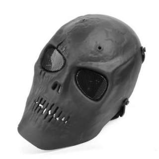 New Full Face Skeleton Mask With Metal Mesh Eye Shield  
