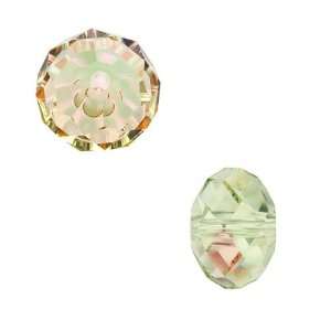 Swarovski Crystal #5040 12mm Rondelle Beads Crystal Luminous Green 