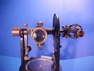 1909 Leitz Solar/Mining Surveyors Transit w/aux. scope  