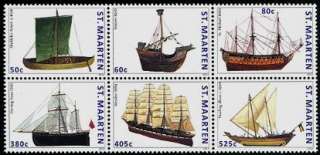 ST. MARTIN Sailships 2011 Stamp Sheet  