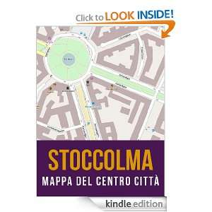 Stoccolma, Svezia mappa del centro città (Italian Edition) [Kindle 