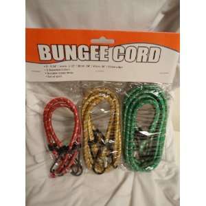  Bungee Cord, 3 assorted colors, 6 cords all together: Home 