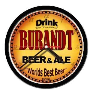  BURANDT beer and ale cerveza wall clock: Everything Else