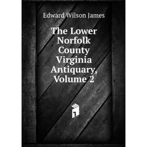   County Virginia Antiquary, Volume 2 Edward Wilson James Books