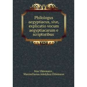  Philologus aegyptiacus, sive, explicatio vocum 