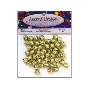  Accent Design Jingle Bell Value Pack 9mm 65pc Gold (6 Pack 
