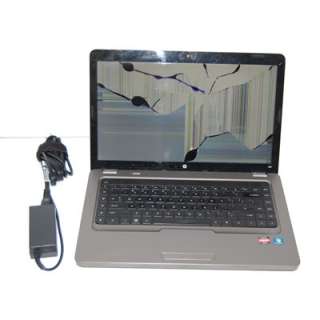   G62 435DX Laptop Computer 2.4 GHz AMD 15.6 LCD 320 GB *BROKEN SCREEN