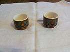 Egg Cup Pair Bronte Pattern Hornsea Made In England