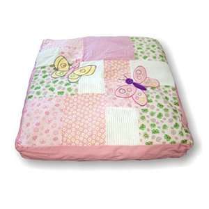  Butterfly Quilt Dog Bed   Pink   Quilted Bed: Kitchen 