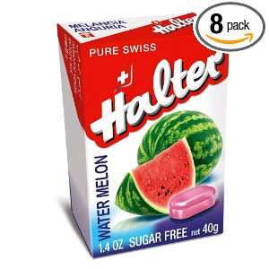 Halter Sugar Free Candies, Watermelon, 1.4000 Ounce (Pack of 8 