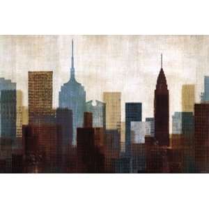  Summer in the City I Blue   Poster by Mo Mullan (36x24 