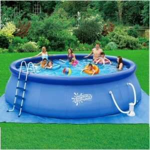   Quick Set Ring Pool 18 x 48 With 1000 GPH Filter Pump: Toys & Games