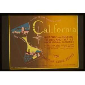  WPA Poster A guide to the golden state from the past to 