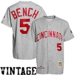   1969 Johnny Bench Road Jersey By Mitchell & Ness