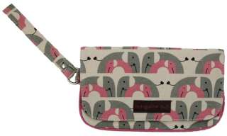 BUNGALOW 360 Elephant Canvas Clutch Wallet Wristlet