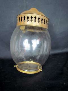 Antique 1870s Brass GAS Street Light for Lamp Post  